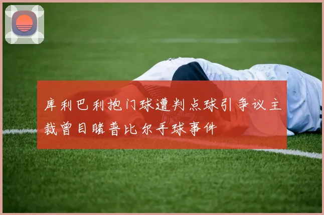 库利巴利抱门球遭判点球引争议主裁曾目睹普比尔手球事件